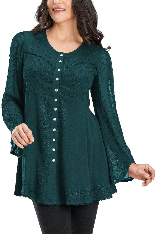 Teal Peacock