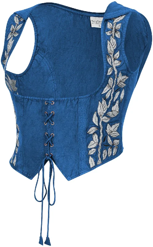 Tauriel Top Limited Edition Colors Silver Embroidery Bold Women's Statement