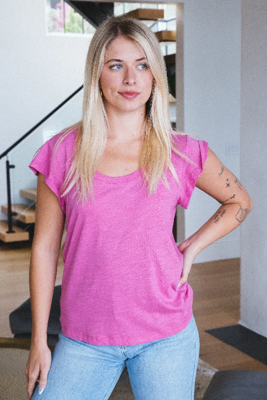West Side Tee, Wild Pink | Sanctuary Sophisticated Women's 