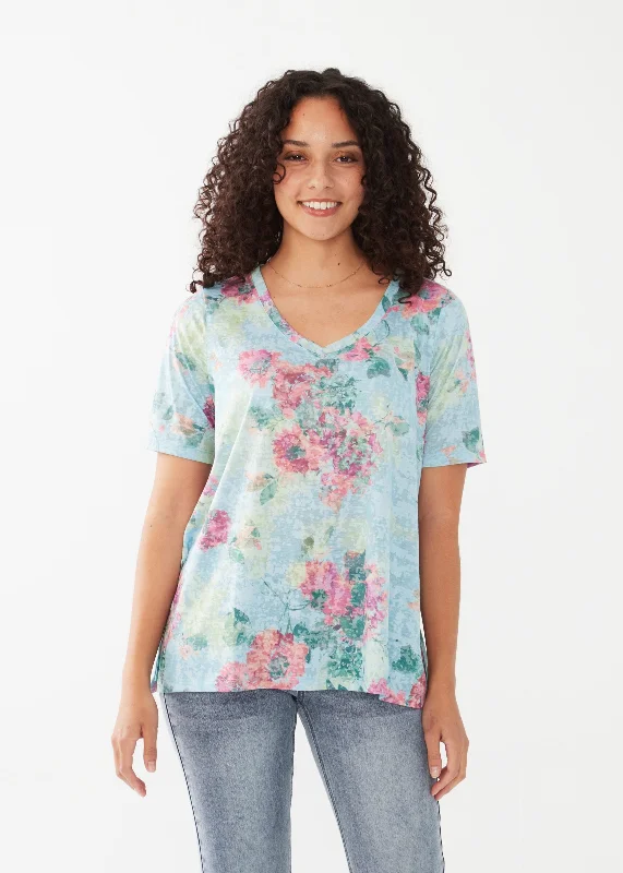FDJ 3327844 V-Neck Top Relaxed Women's 