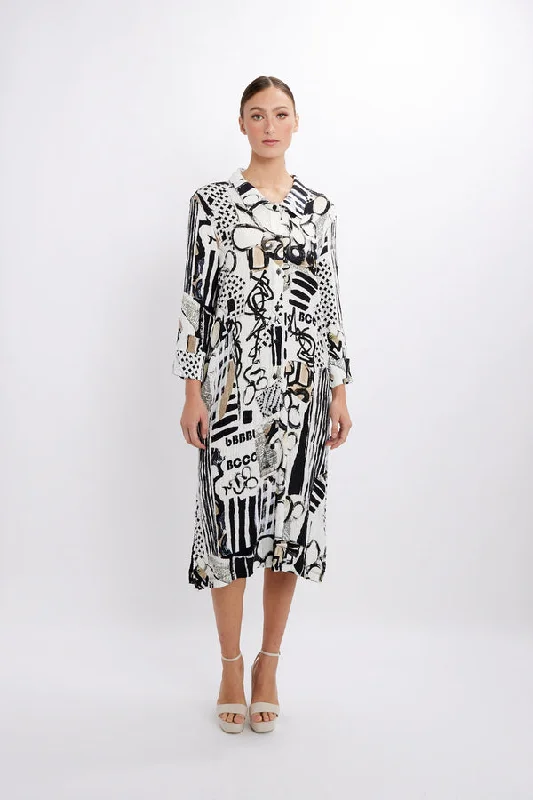 Dol 24731 Cutaway Dress Duster Confident Women's Power