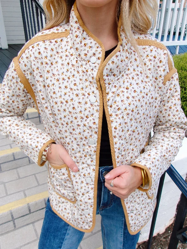 Field Of Florals Jacket Youthful Women's Pop
