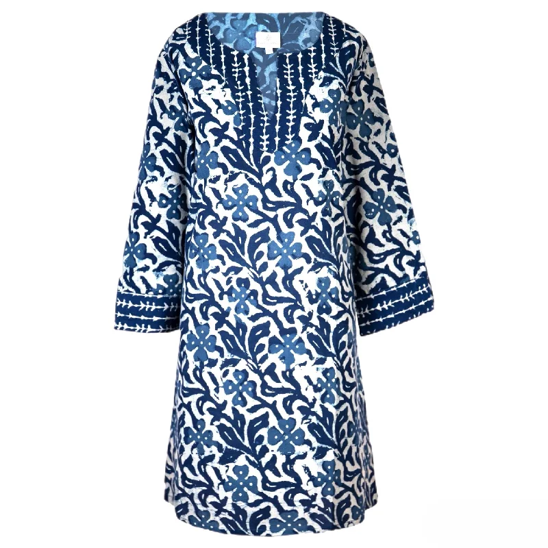 Isadora Floral Cotton Tunic Dapper Women's 1920S