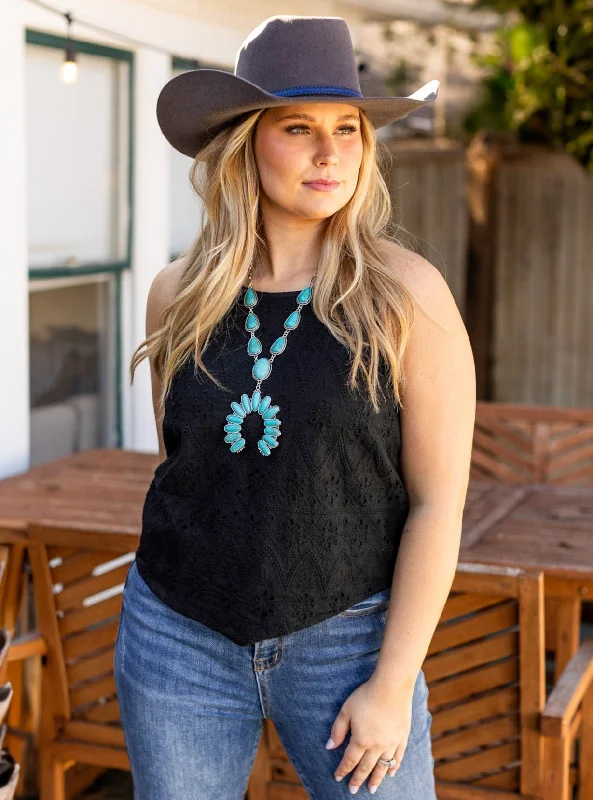 The Yala Top in Black Practical Women's Quick - dry