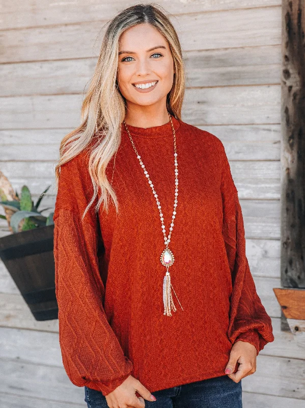 Fireside Nights Knitted Sweater Athletic Women's 