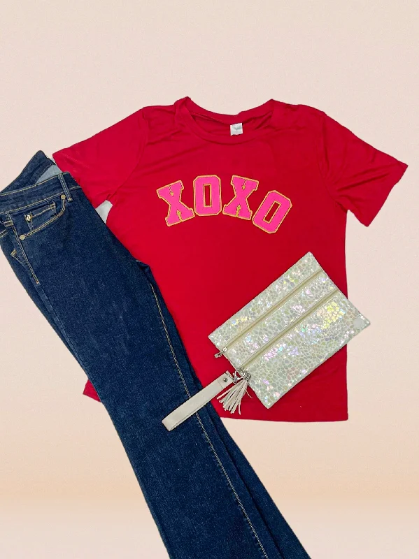 XOXO on Crimson Tee Modern Women's 