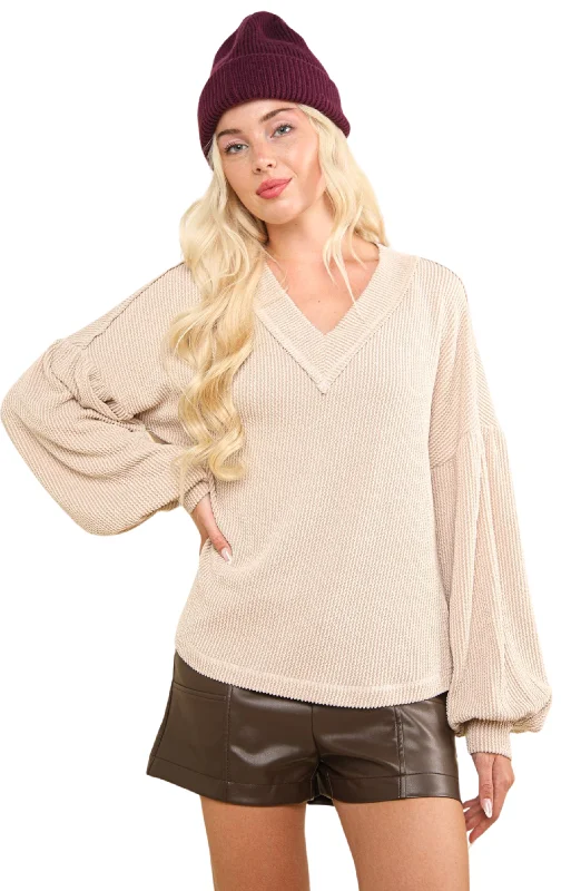 The Kristen Knit Top Luxurious Women's High -  end