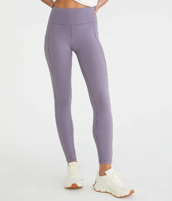 Aeropostale Air Soft Ultra High-Rise Curvy Pocket Leggings Preppy Women's College