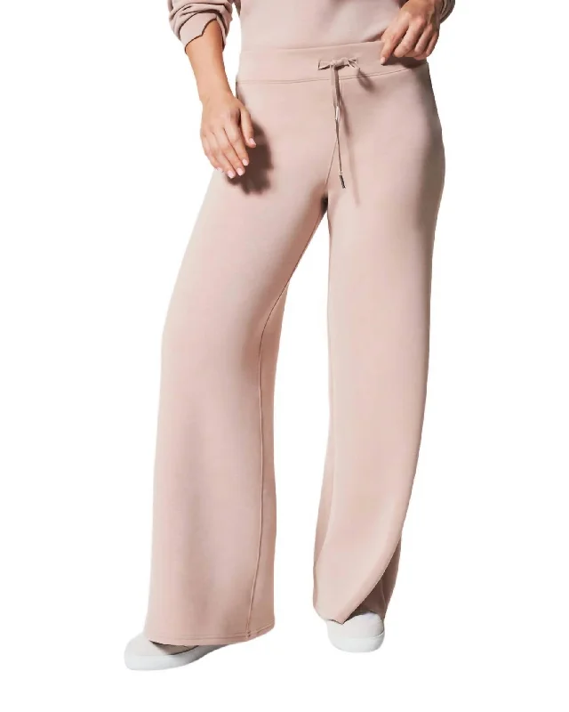 Airessentials Wide Leg Pant In Lunar Cashmere