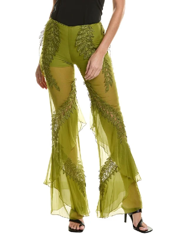 Alberta Ferretti Silk Trouser Elegant Women's 