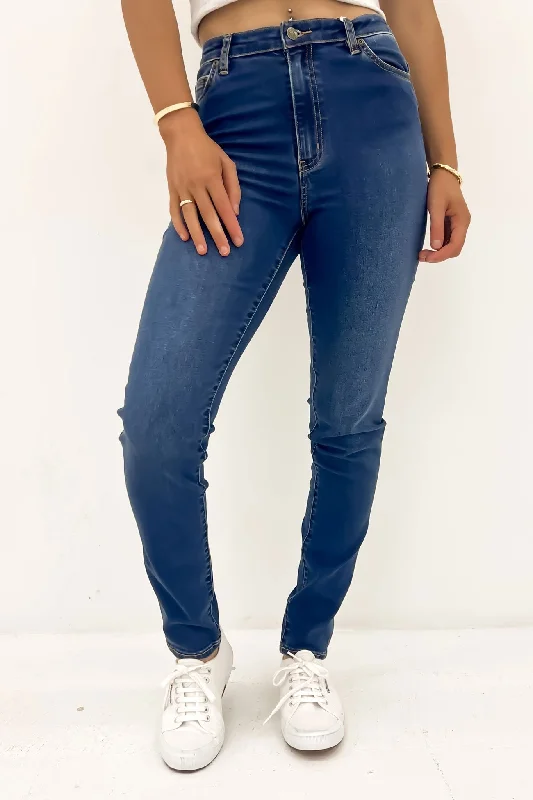 Classic High Slim Jean True Indigo Practical Women's Multi - 