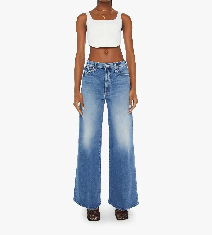 Ditcher Roller Zip Skimp Jeans In Music In The Medium Dapper Women's 1920S