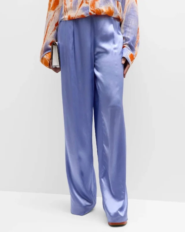 Dotto Wide Leg Pant In Atlantic Gym