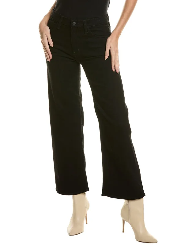 HUDSON Jeans Rosalie Black Rinse Wide Leg Jean garde