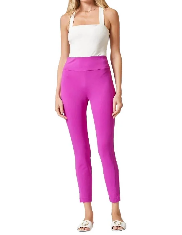 Magic High Waisted Skinny Pant 26" In Spring Magenta Gym