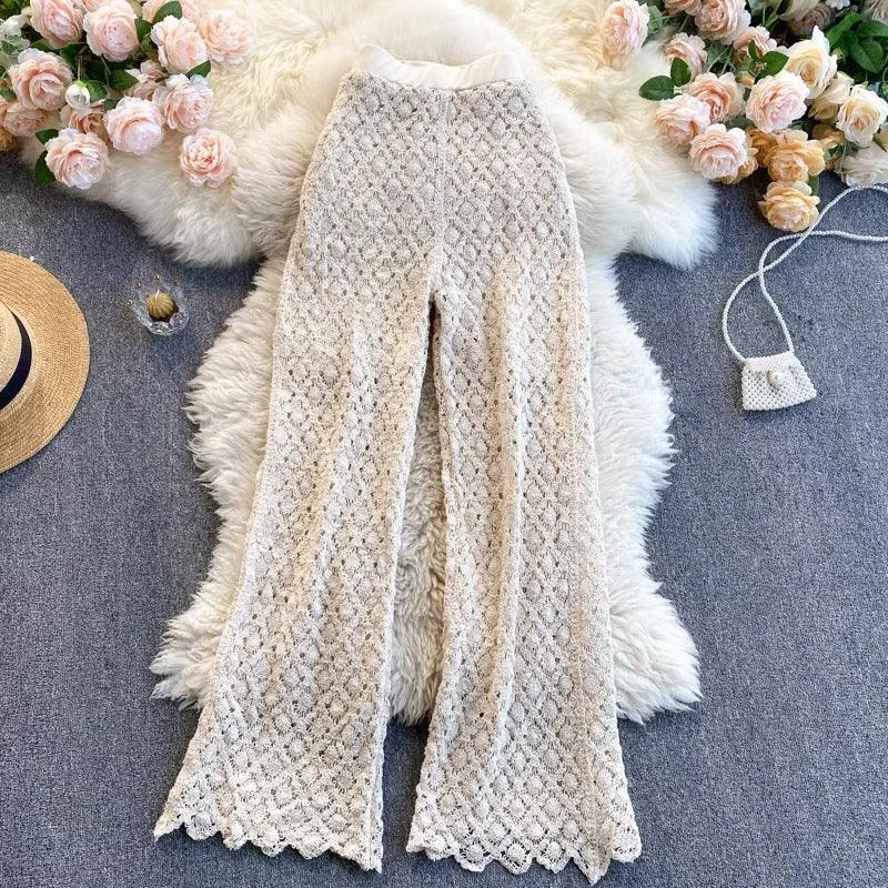 Manchester Crochet Pants Geometric