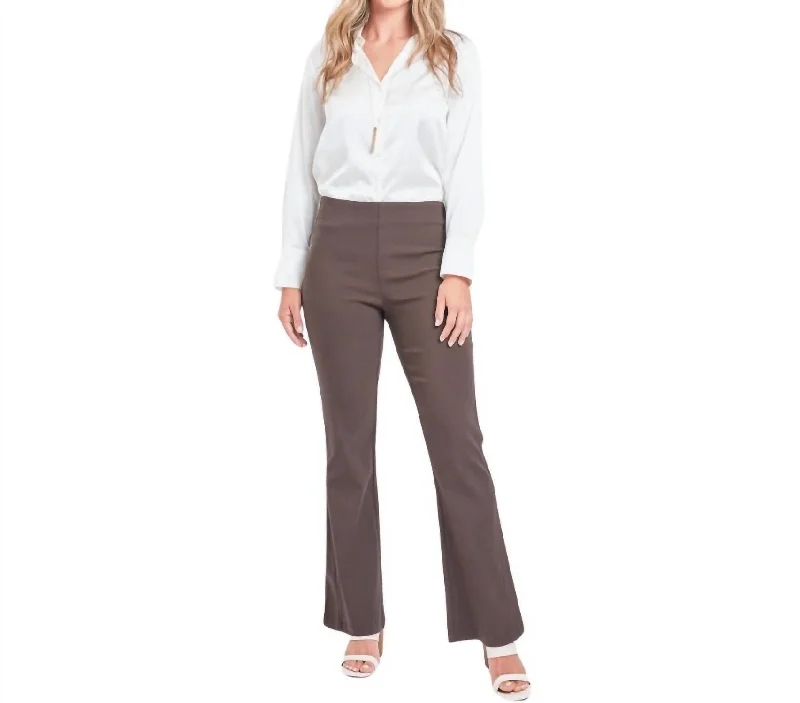Missy Pull On Bootcut Pants In Clove Relaxed Women's 