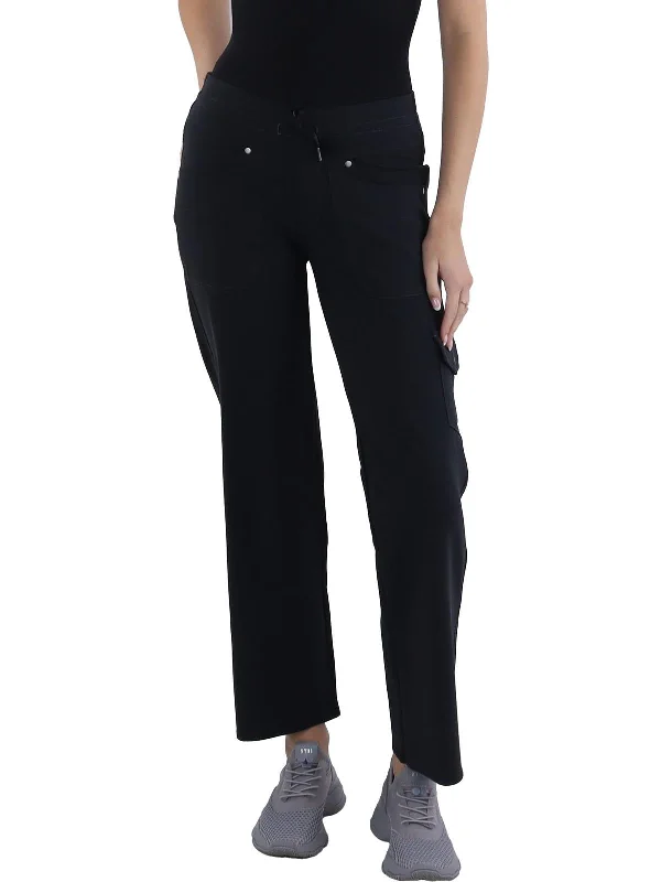 Mova Womens Low Rise Cargo Straight Leg Pants Refined Women's Classic 