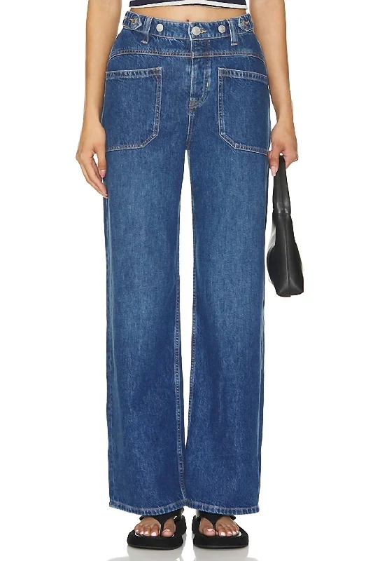 Palmer Cuffed Jeans In Tunnel Vision Relaxed Women's 
