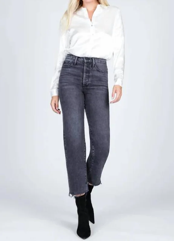 Parker Vintage Cropped Jean In Moonbeam Luxurious Women's High -  end