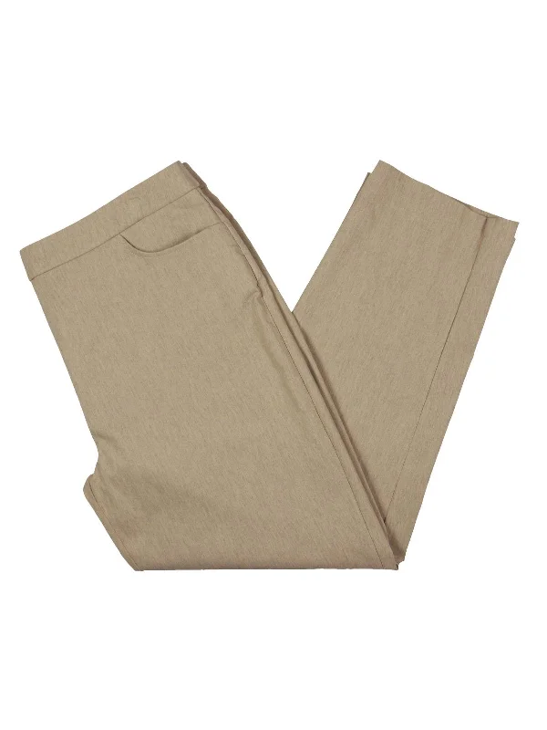Plus Womens Modern Fit High Rise Trouser Pants Traditional Women's Wool