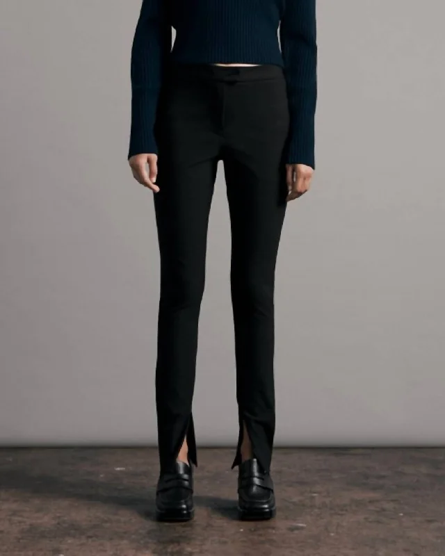 Rebecca Pant In Black Luxurious Women's High -  end