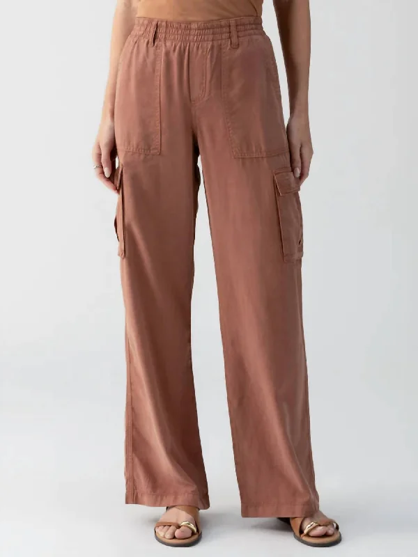 Relaxed Reissue Pants In Washed Clay Cozy Women's Winter