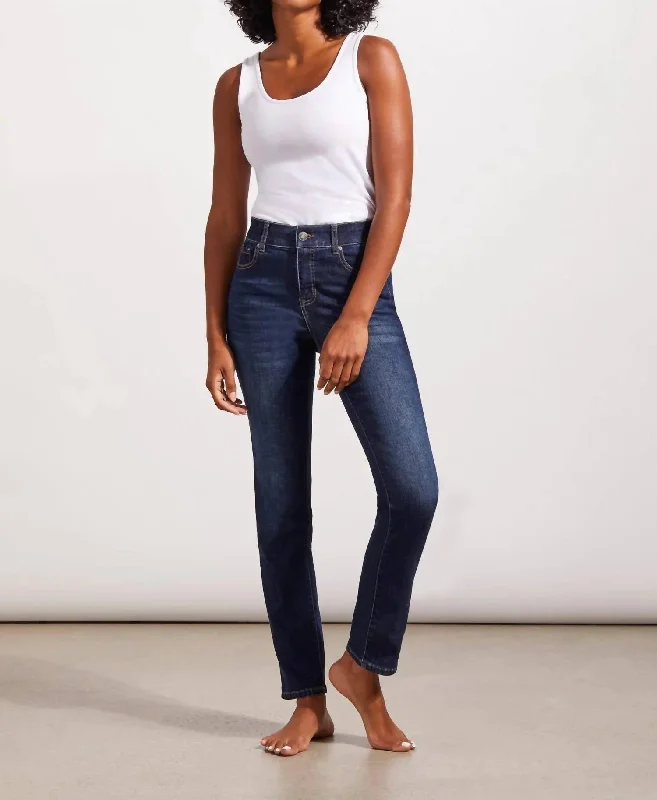 Sophia Curvy Jeans In Deep Ocean Casual Women's Loose - fitting