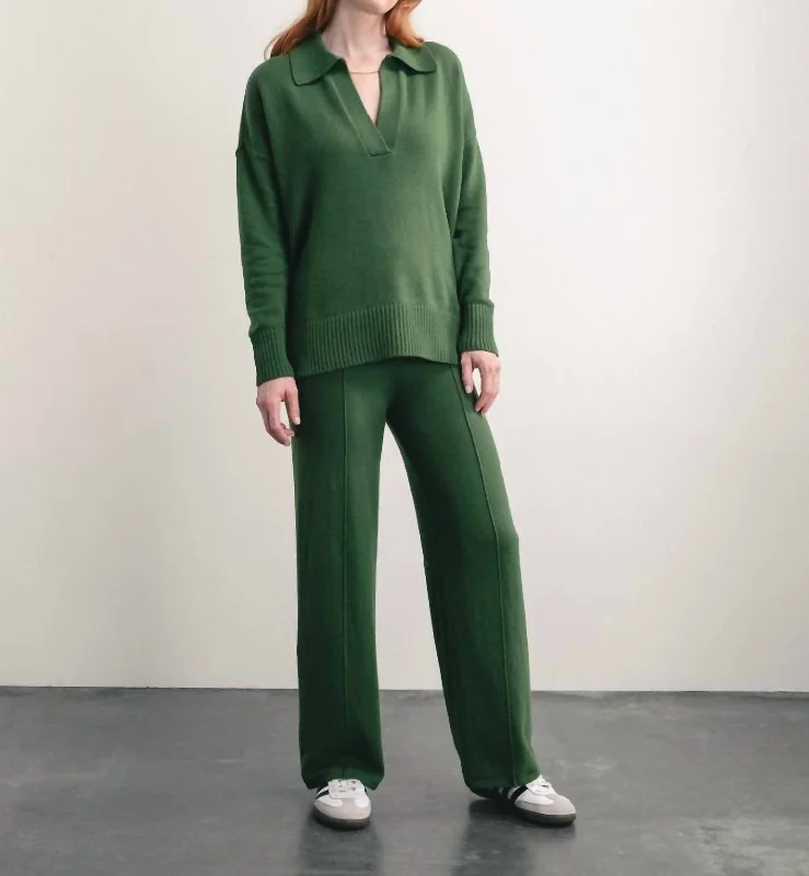Sterling Sweater Pant In Pine Edgy Women's Punk