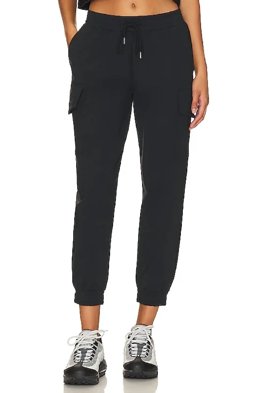 Supplex Cargo Pants In Black Stylish Women's Tropical 