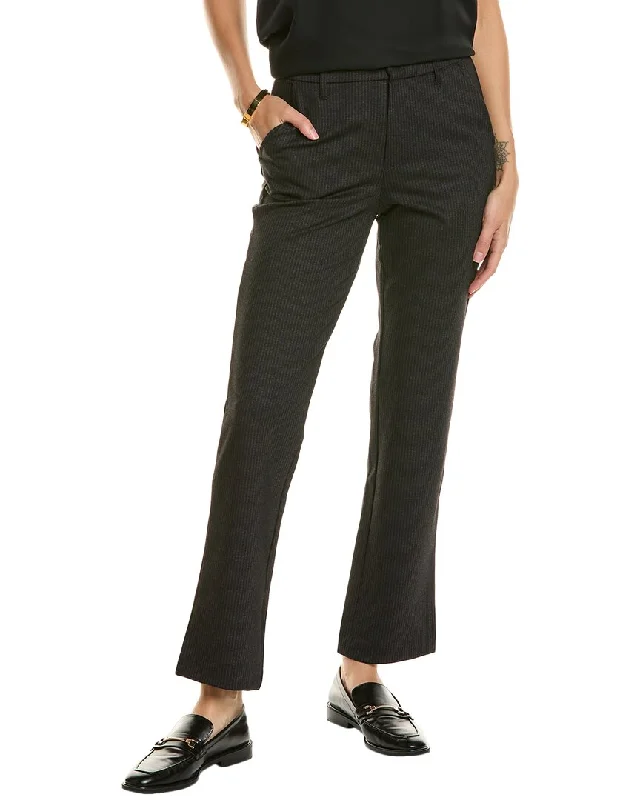 T Tahari High Waist Ankle Straight Pant Artistic Women's Hand - painted