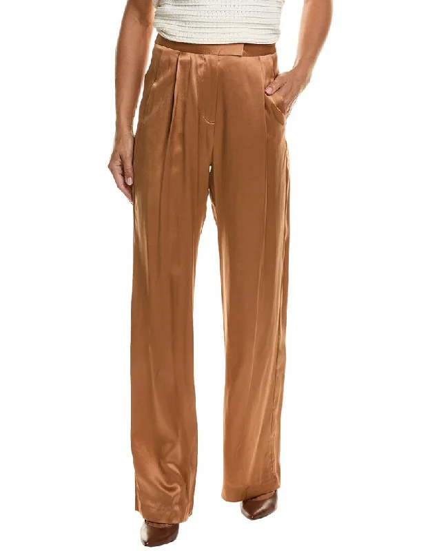 THE SEI Silk Wide Leg Pant Hip Women's Urban