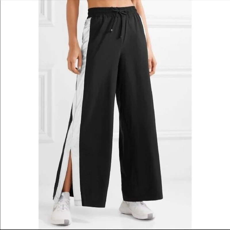 Willow Slick Pant In Black/silver Artistic Women's Avant - 