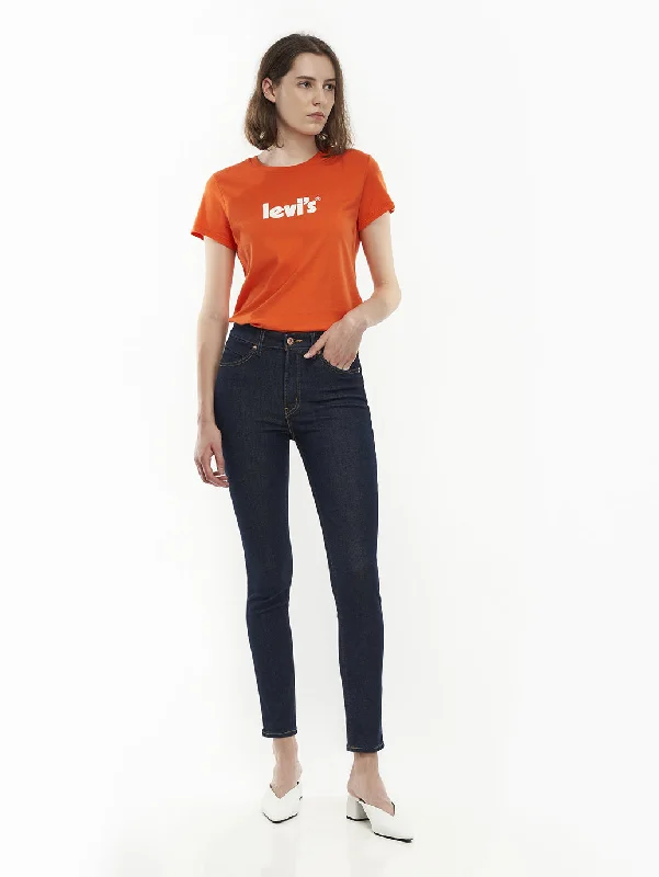 Women's High Rise Skinny Fit Jeans Gym