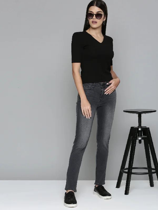 Women's Mid Rise 711 Skinny Fit Jeans British Gentlewoman Style