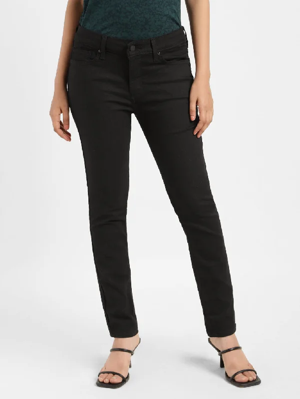 Women's Mid Rise 711 Skinny Fit Jeans Traditional Women's Wool