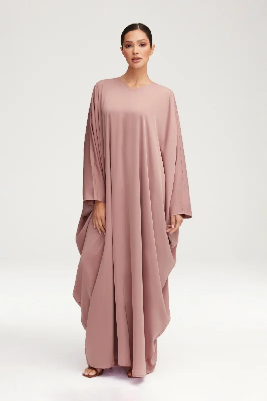 Anisa Satin Kaftan - Dusty Rose Dynamic Women's Moto