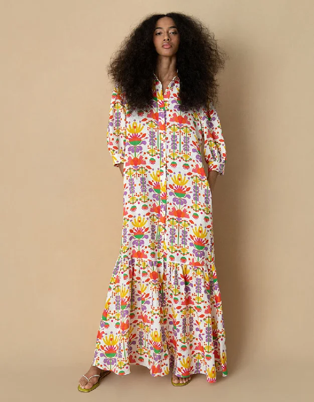 Bianca Linen Maxi Dress - Avatar White - SALE Cozy Women's Sherpa - lined