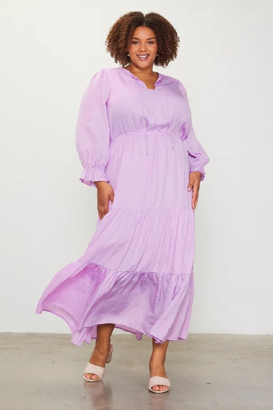 Pretty In Lavender Maxi Dress Disco