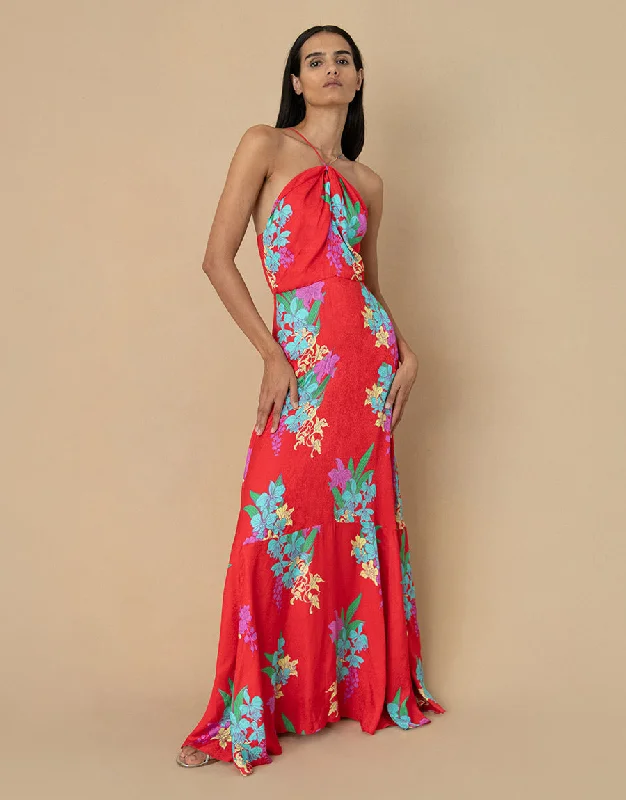 Rosie Crepe Maxi Dress - Alegria - SALE Disco