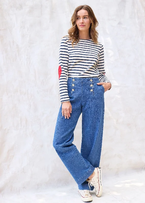 TORIE - Wide-Leg High Waist Jeans (DENIM) Vintage Women's 1970S 