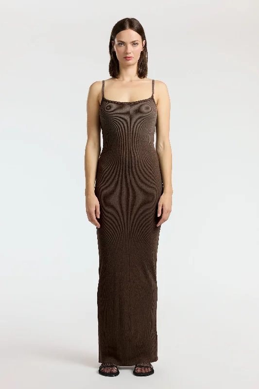 Verona Spaghetti Maxi Dress Elegant Women's Formal 