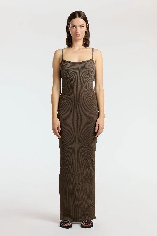 Verona Spaghetti Maxi Dress Preppy Women's College