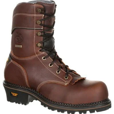 Georgia Boot Men's AMP LT Logger Composite Toe Waterproof Work Boots GB00236