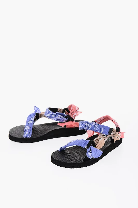 Arizona Love Trekky Low Sandals With Bandana Pattern Tech - Inspired Sneaker Look  