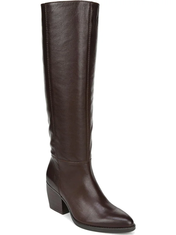 Fae  Womens Wide Calf Knee-High Boots Inflatable Shoe Look 