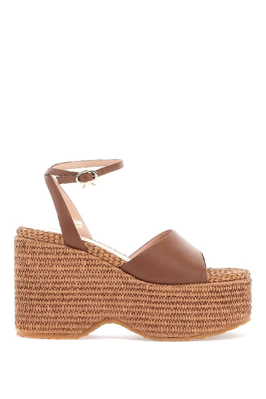 Gianvito Rossi Women's Thalia Sandals Brogue Oxford Aesthetic 