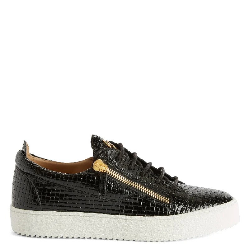 Giuseppe Zanotti Frankie Striped Shoe Style  