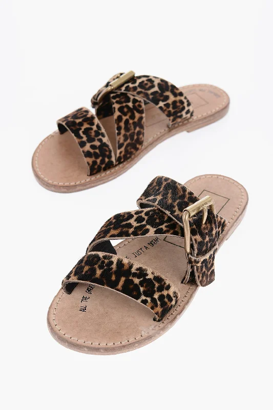 Golden Goose Animal-Motif Ponyskin Margaret Sandals Performance Running Sneaker Look Golden Goose Animal-Motif Ponyskin Margaret Sandals Performance Running Sneaker Look