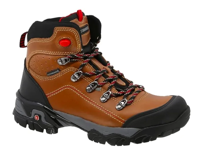 Hiking Leather Boots By Swissbrand Alpes Waterproof Hiking Boot Design  